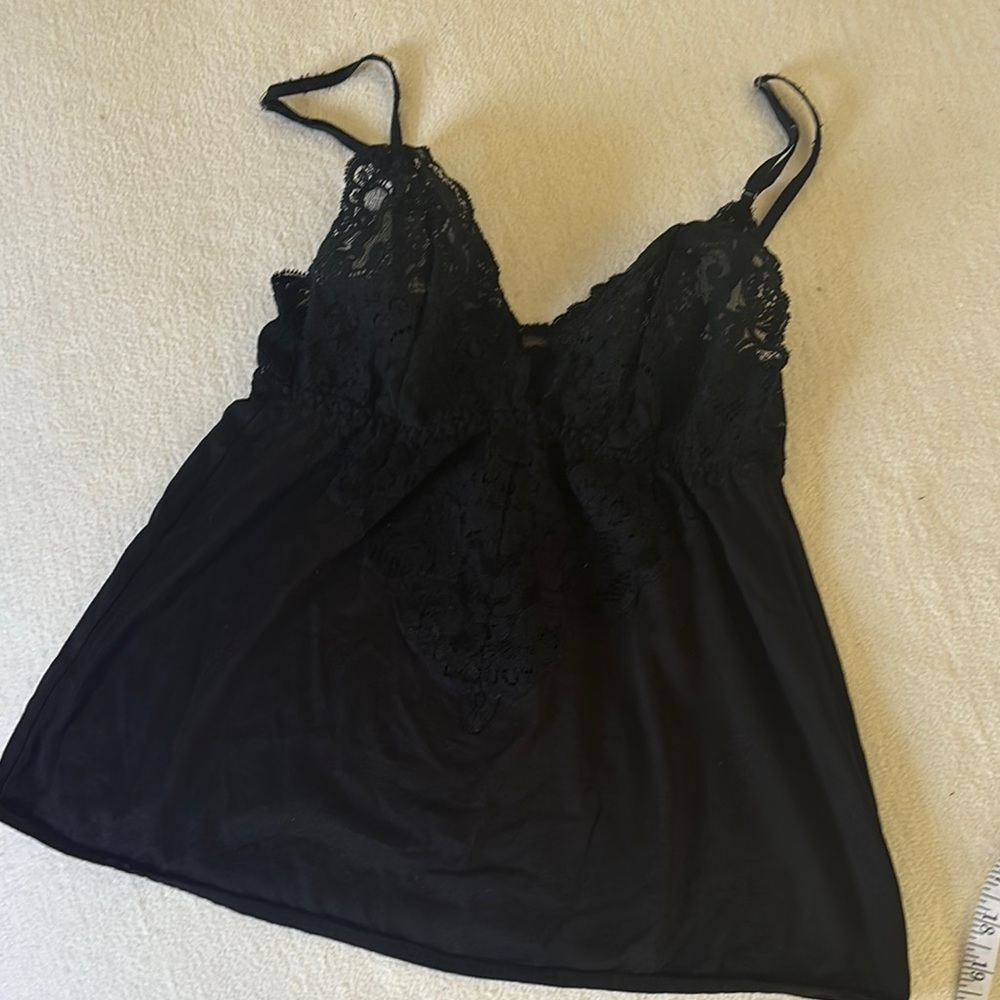 Mey Essentials Black Lace Top
